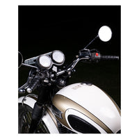 Trip Machine, leather handlebar grip wraps - Black